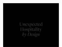 Tablet Screenshot of blackswanhospitality.com